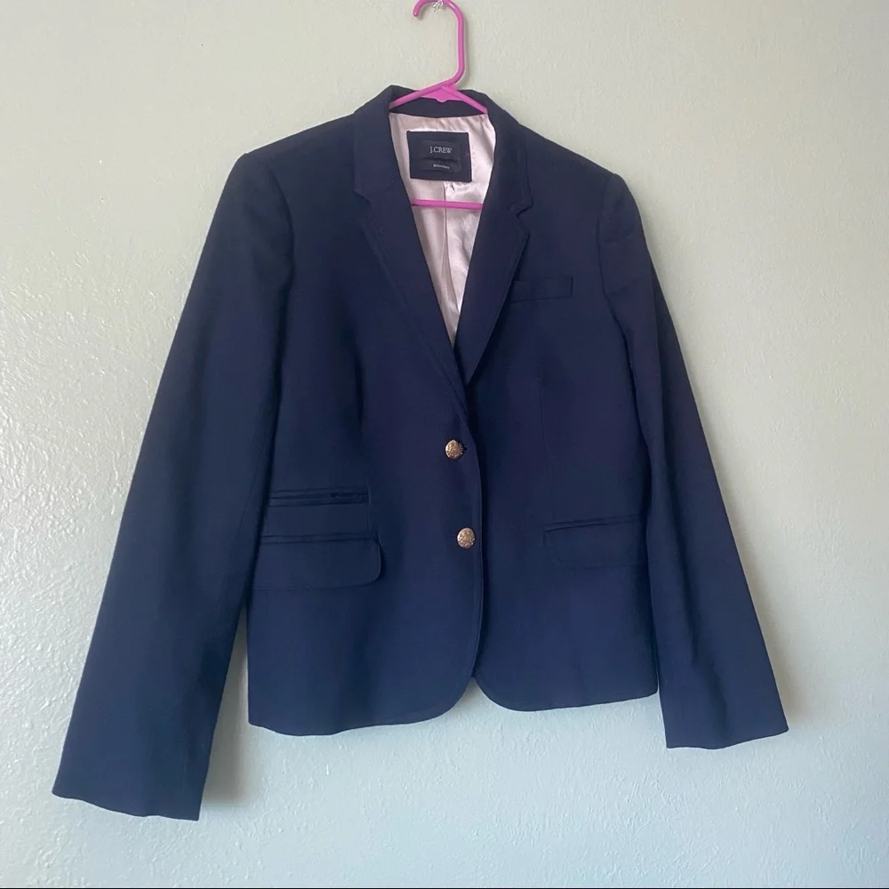 J. CREW Navy School Boy Blazer - Picture 7 of 9